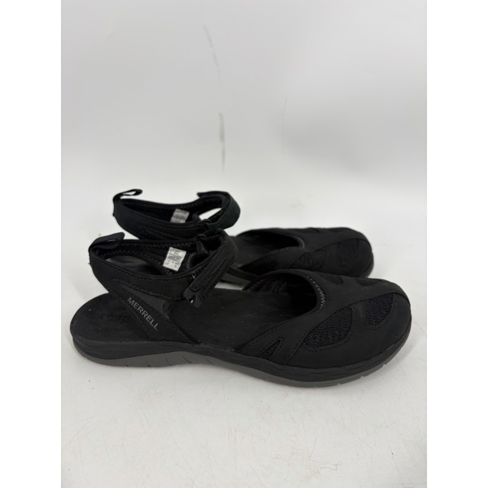 Merrell Siren Wrap Q2 Athletic Sandal Women's Sz 9 Black Mary Jane Waterproof